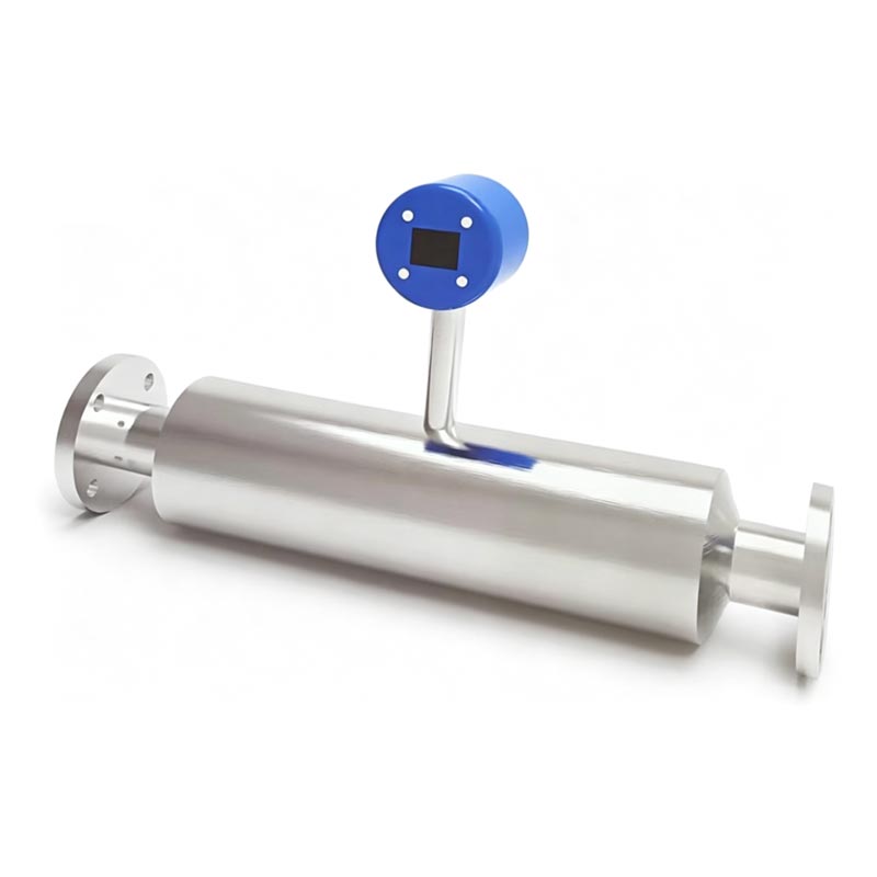 Medidor de concentração de argamassa montado flange anti-bloco para sistema de transporte de pasta ambiental